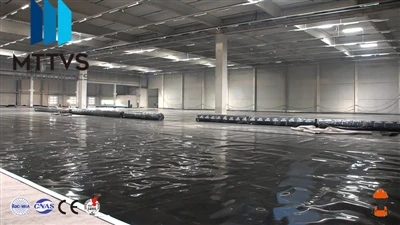 Konstruktion av geomembran för anti-läckage av verkstadsgolv